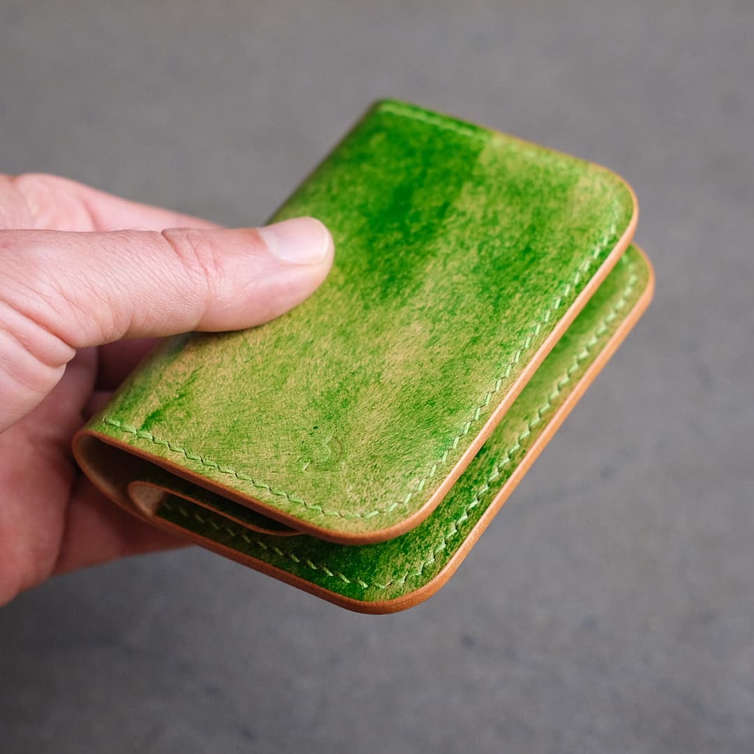 The Ensign & The Commander leather bifold wallet