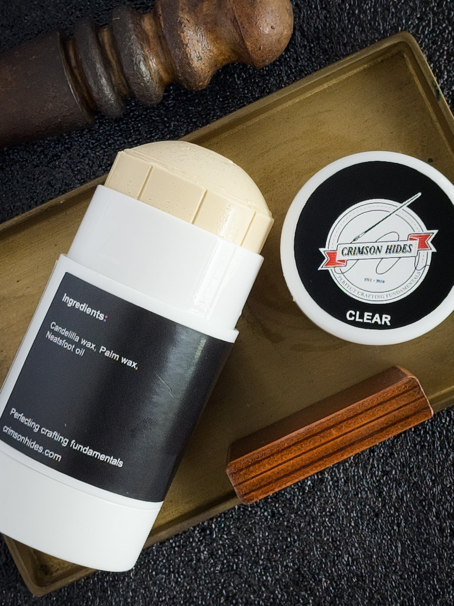 Crimson Leather Edge Balm