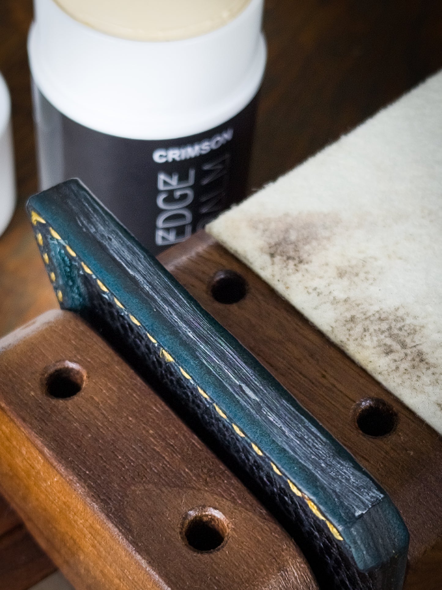 Crimson Leather Edge Balm
