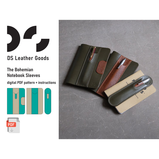 The Bohemian Leather Notebook Sleeve