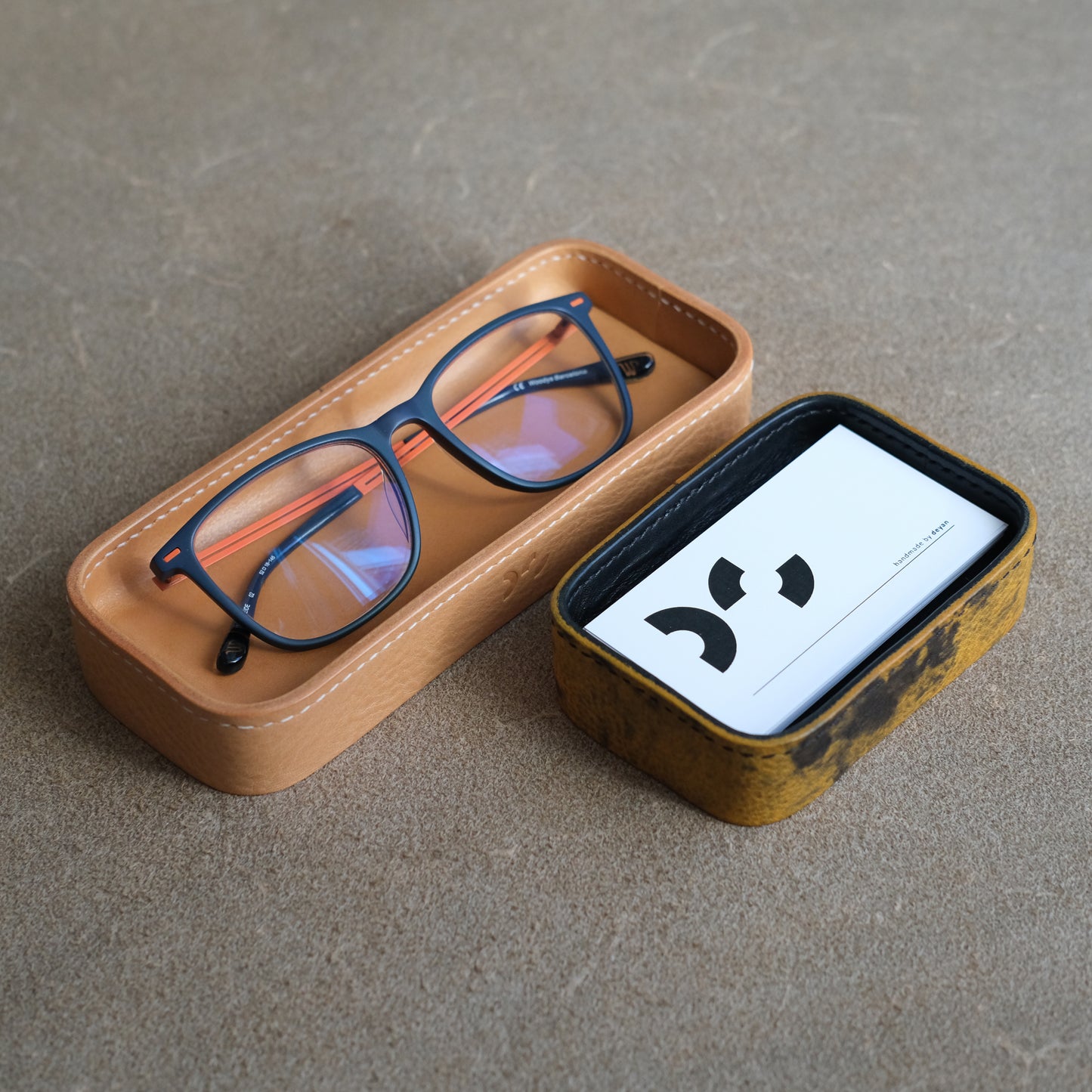 The Deck Leather Trays