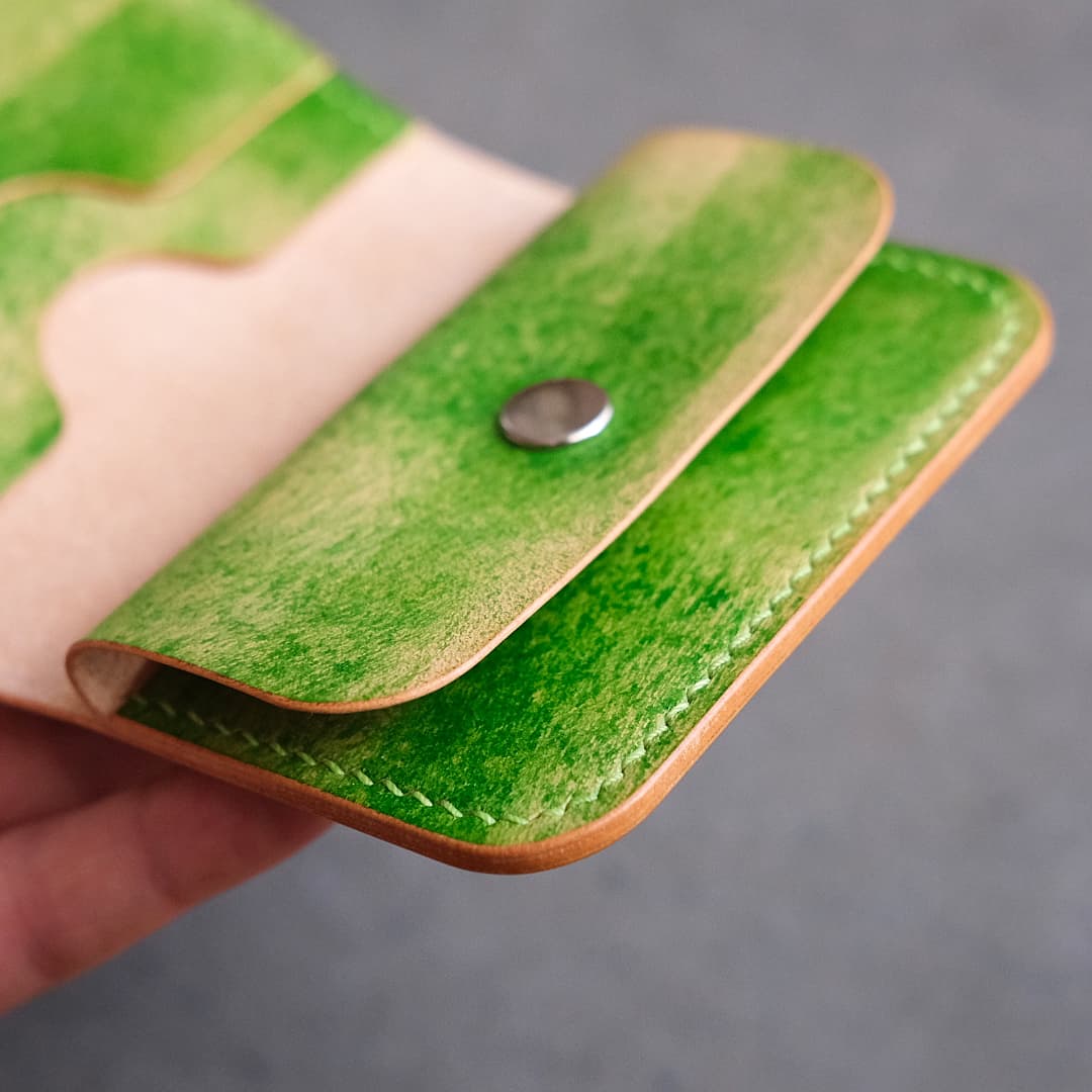 The Ensign & The Commander leather bifold wallet