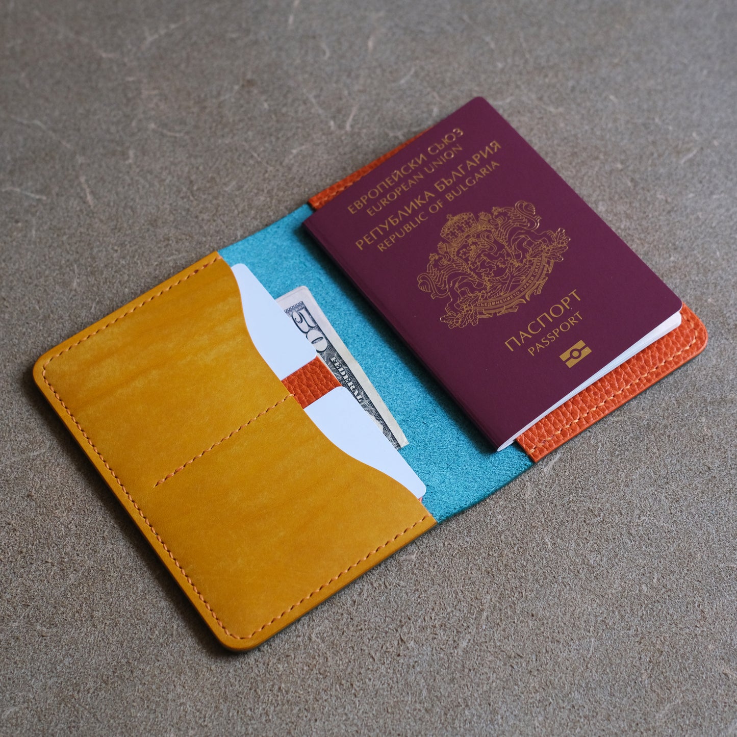 The Ketch Passport Holder
