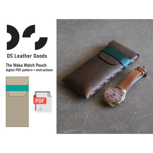 The Waka Leather Watch Pouch