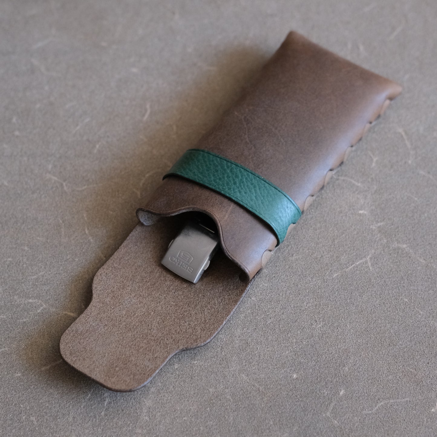 The Waka Leather Watch Pouch