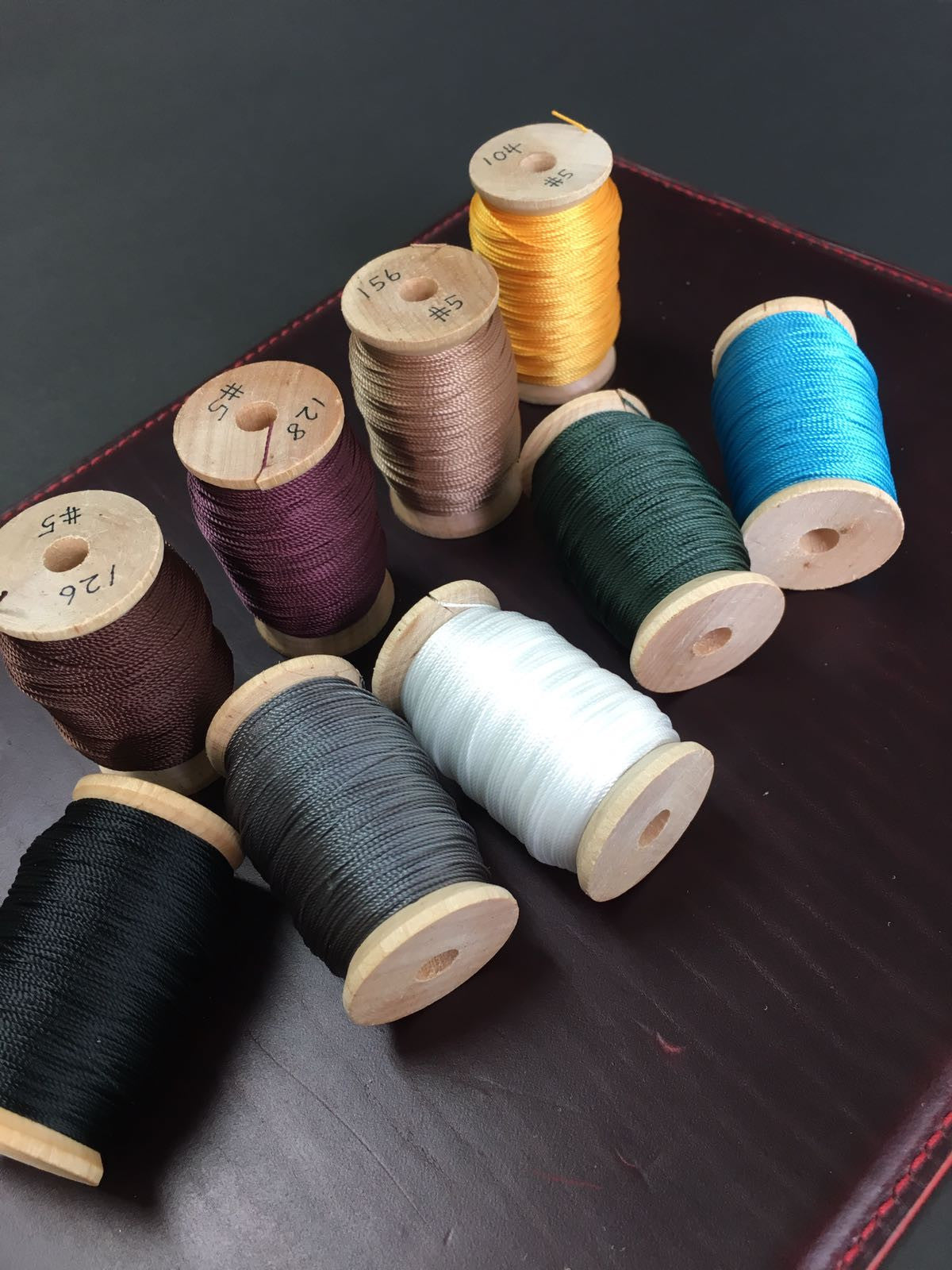 Japanese Polyester Threads 0.4mm 80m – Crimson Hides